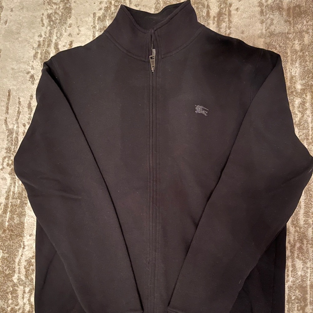 Authentic Burberry men’s full zip sweat shirt.